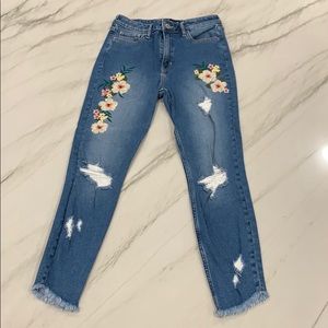 Hollister Flower Jeans